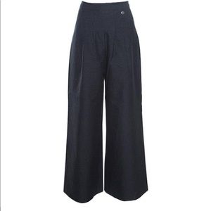 Authentic Chanel high rise & wide leg pants .